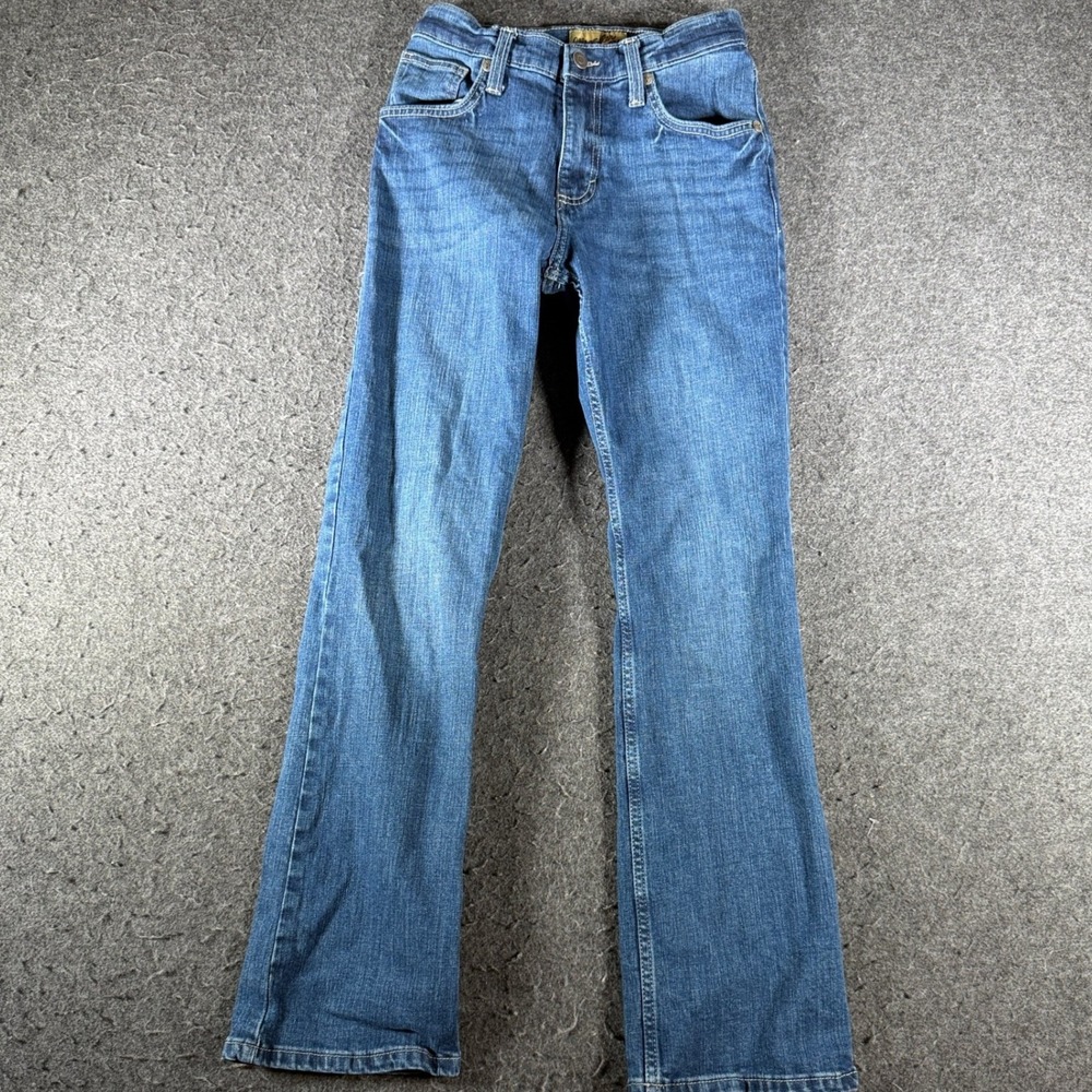 Wrangler 20X Boys Jeans 14 Slim Blue Denim Western Straight Leg 112338560